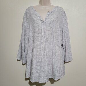 Liz Claiborne Studio 3/4 Sleeve Top